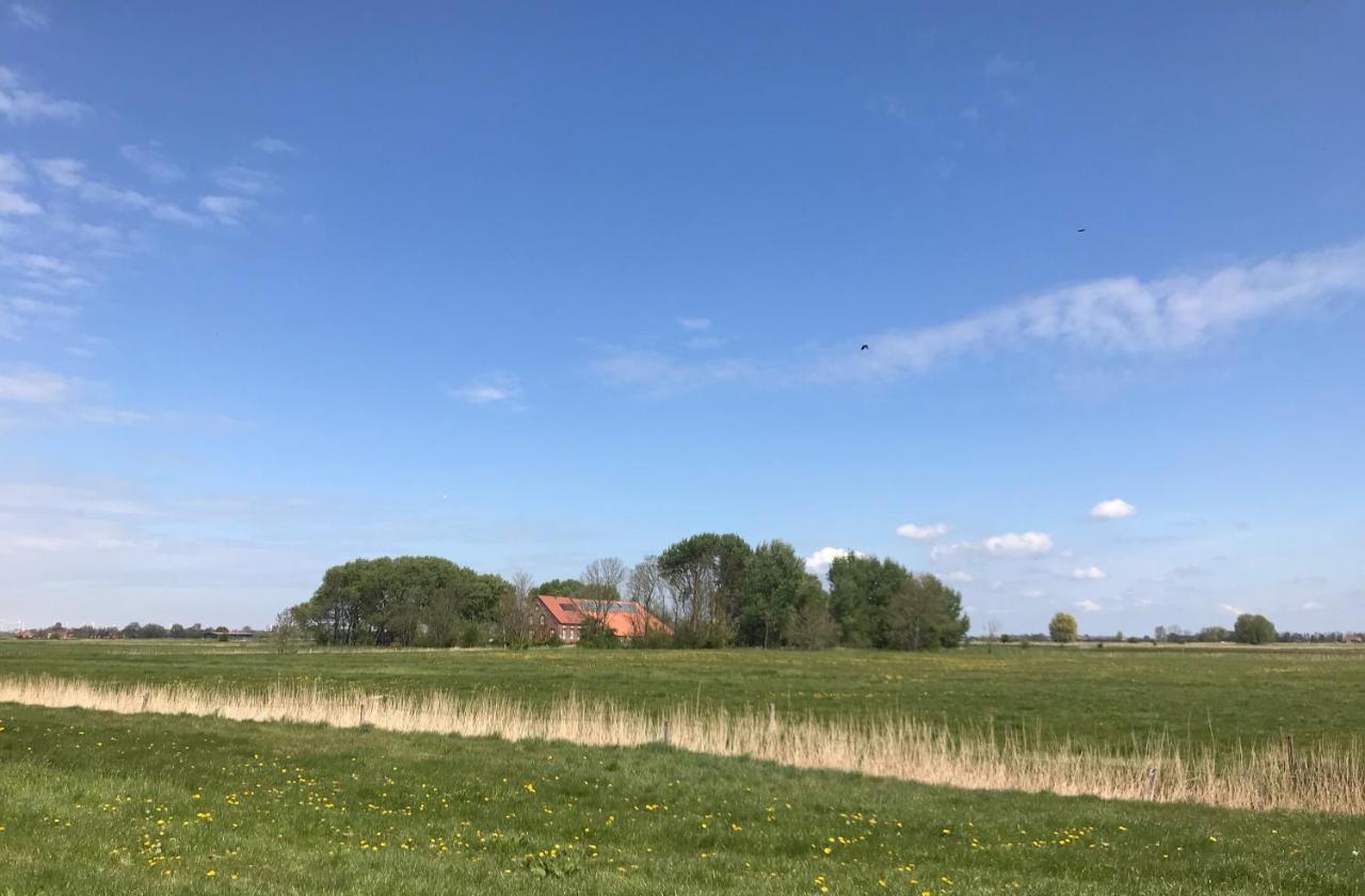 Ferienhof Spiegelhaus Krummhörn Buitenkant foto
